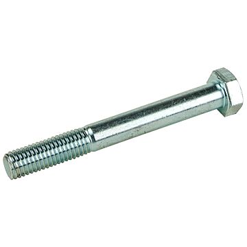 12 mm - 1.75 x 100 mm Hex Head Bolt, Coarse Thread, Zinc 