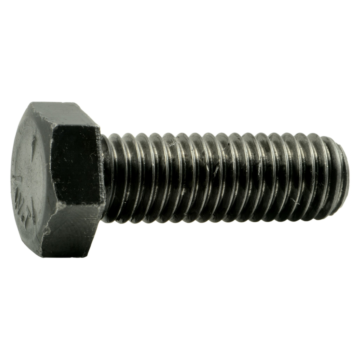 1/2"-13 x 1-1/2" Hex Head Bolt, Left-Hand Coarse Thread, Zinc 