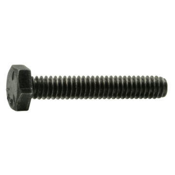 1/4"-20 x 1-1/2" Hex Head Bolt, Left-Hand Coarse Thread, Zinc 
