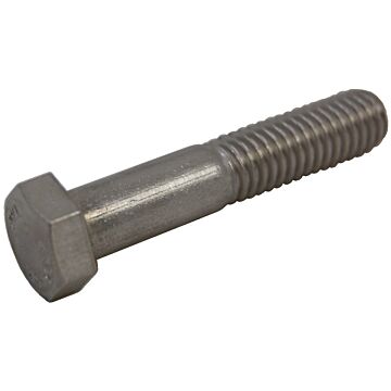 1/4"-20 x 1" Hex Head Bolt, Coarse Thread, Stainless Steel 