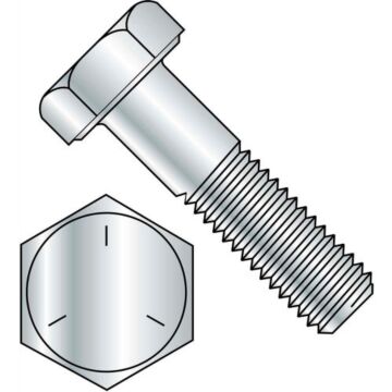 Star Stainless 1/4-20 2-1/2 in Hex Head Stainless Steel Cap Screw