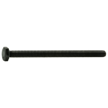 1/4"-20 x 3-1/2" Hex Head Bolt, Left-Hand Coarse Thread, Zinc 