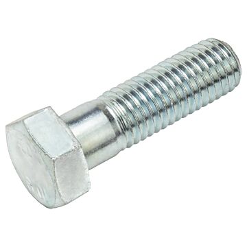18 mm - 2.50 x 60 mm Hex Head Bolt, Coarse Thread, Zinc 