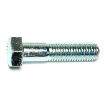 18 mm - 2.50 x 75 mm Hex Head Bolt, Coarse Thread, Zinc 