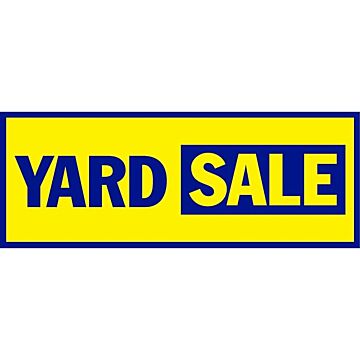HY-KO Sign Yard Sale Banner 4 Ft