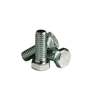 1/2"-13 x 14" Hex Head Bolt, Coarse Thread, Zinc 