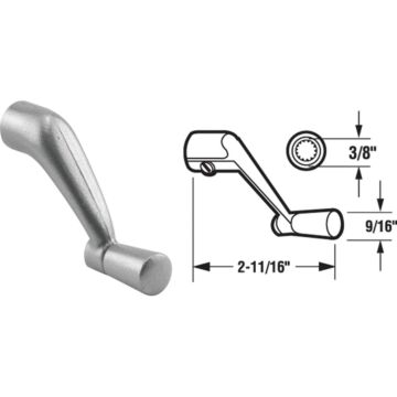 PRIME-LINE Prime-Line 3/8 In. Aluminum Die-Cast Casement Window Crank Handle