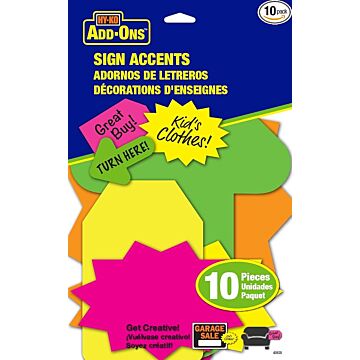 HY-KO Sign Accents 10 Per Bag