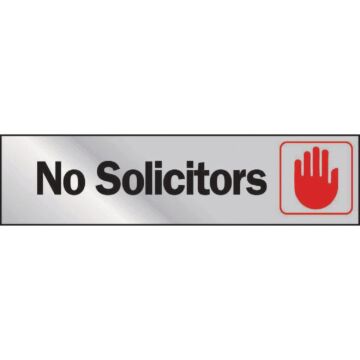 HY-KO Hy-Ko 2x8 No Solicitors Sign