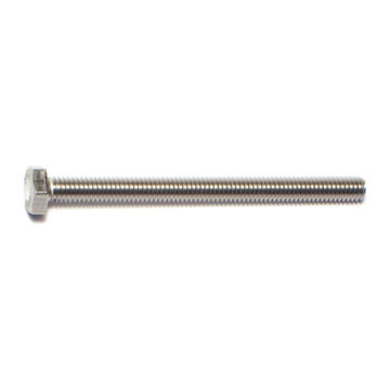 4 mm - 0.70 x 50 mm Hex Head Bolt, Coarse Thread, Stainless Steel 