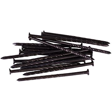 MAZE H525S050 Post and Frame Nail, Hand Drive, 16D, 3-1/2 in L, Steel, Brite, Spiral Shank