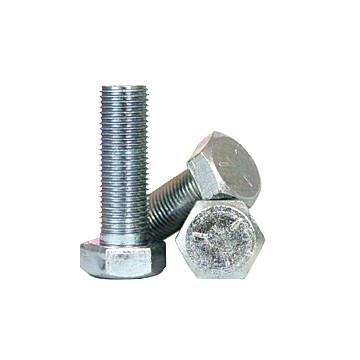 1/4"-20 x 3" Hex Cap Screw, Coarse Thread, Zinc 