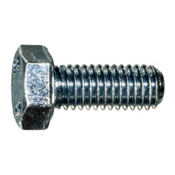 5 mm - 0.80 x 12 mm Hex Head Bolt, Coarse Thread, Zinc 