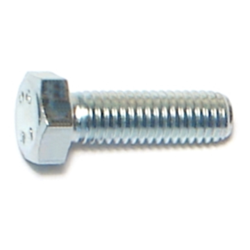 5 mm - 0.80 x 16 mm Hex Head Bolt, Coarse Thread, Zinc 
