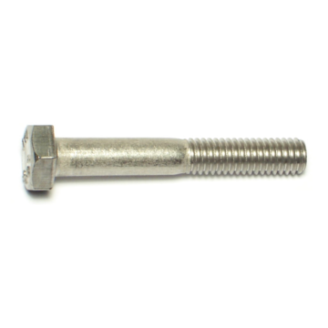 6 mm - 1.00 x 40 mm Hex Head Bolt, Coarse Thread, Stainless Steel 