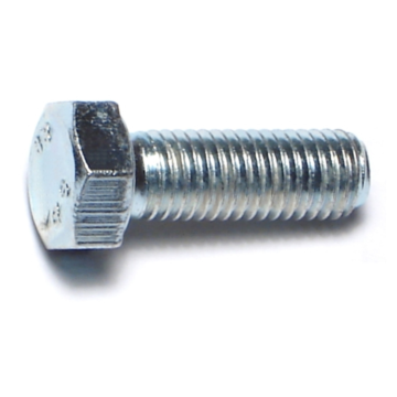 7 mm - 1.00 x 20 mm Hex Head Bolt, Coarse Thread, Zinc 