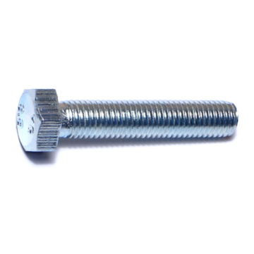 7 mm - 1.00 x 35 mm Hex Head Bolt, Coarse Thread, Zinc 