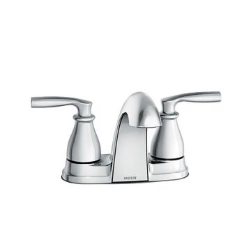 Moen 84532 Chrome Two-Handle Low Arc Bathroom Faucet