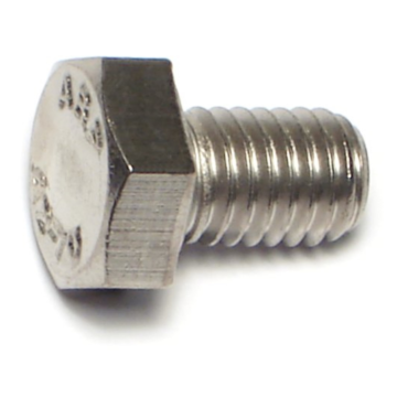 8 mm - 1.25 x 12 mm Hex Head Bolt, Coarse Thread, Stainless Steel 