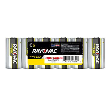 Hot Shot Ultra Pro Alkaline Battery (6pk)