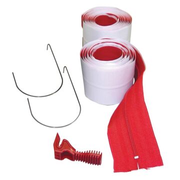 Zipwall Heavy-Duty Fabric Zipper (2pk) 3 in. x 7 ft