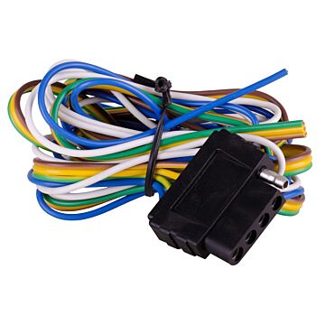 Curt Manufacturing Curt 58530 Rubber 60 in Length Wire 5-Way Flat Connector
