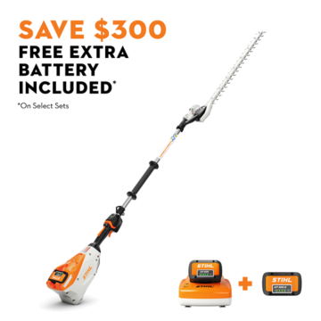 STIHL HLA 135 (0°) Battery-Powered Extended-Reach Hedge Trimmer (Bare Tool)