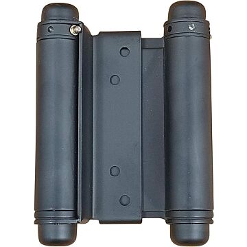 Hinge Outlet 55 lb 3/4 to 1-3/8 in Matte BlackAdjustable Medium Duty Double Action Spring Hinge