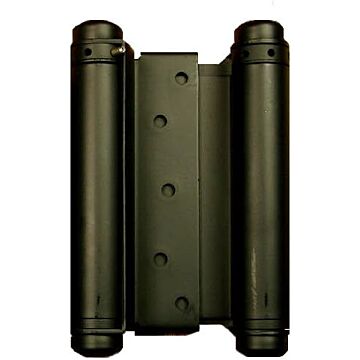 Hinge Outlet 60 lb 1-1/8 to 1-1/2 in Matte BlackAdjustable Medium Duty Double Action Spring Hinge