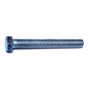 1/2"-13 x 4" Hex Head Tap Bolt, Coarse Thread, Zinc 
