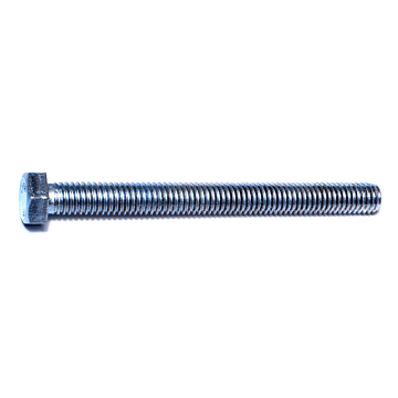 3/8"-16 x 4" Hex Head Tap Bolt, Coarse Thread, Zinc 