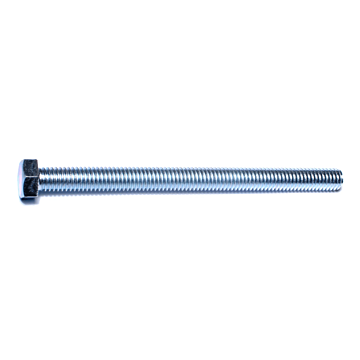 3/8"-16 x 5" Hex Head Tap Bolt, Coarse Thread, Zinc 