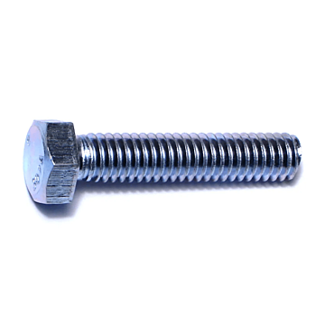 5/16"-18 x 1-1/2" Hex Head Tap Bolt, Coarse Thread, Zinc 