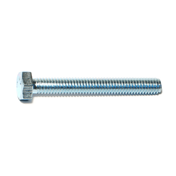5/16"-18 x 2-1/2" Hex Head Tap Bolt, Coarse Thread, Zinc 