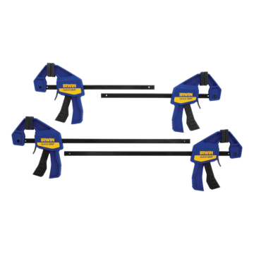 Irwin IRWIN Quick-Grip Bar Clamp, One-Handed, Mini, 6-Inch2), 12-Inch2), 4-Pack