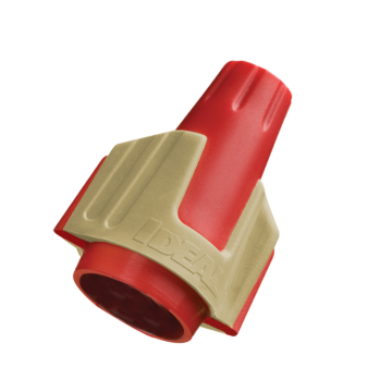 Ideal Industries Twister® PRO Wire Connector, Model 344® Red/Tan, Box of 50