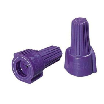 Ideal Industries Twister Al-Cu Wire Connectors (Purple - 10pk)