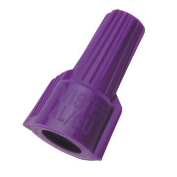Ideal Industries Wire Nut Purple Al/Cu 65 Bag 10