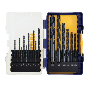 Irwin Black Oxide Metal Drill Bit Set (18pc)