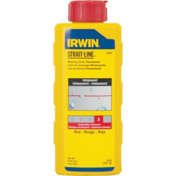Irwin IRWIN Chalk 8Oz Red 'Dt'