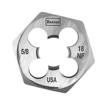 Irwin IRWIN Die 5/8-18 1 7/16 Nf Sh, For Tap Die Extraction