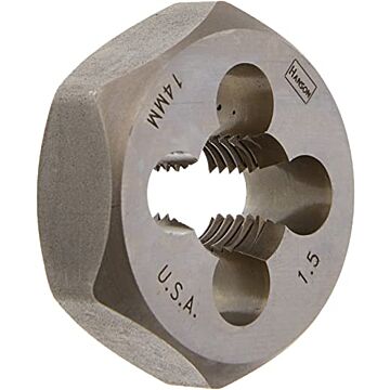 Irwin IRWIN® M14 x 1.5 1-7/16 in Steel Hexagon Die