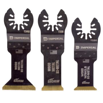 Imperial Blades IBOATV-6 One Fit™ Storm Titanium Metal/Wood Variety Pack, 6PC + Free Case