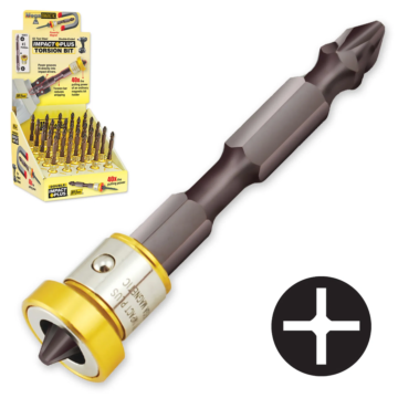 Ivy Classic Mega-Magnetic® Double-Ended IMPACT PLUS® Torsion Bit - #1 Phillips