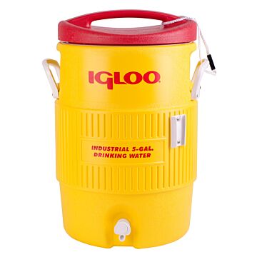 Igloo Industrial Water Jug w/ Cup Dispenser (Yellow) 5 gal