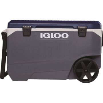 Igloo MaxCold Latitude 2-Wheeled Cooler (Ash Gray) 90 qt.