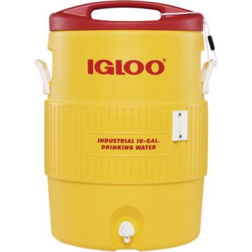 Igloo Industrial Water Jug w/ Cup Dispenser Bracket (Yellow) 10 gal