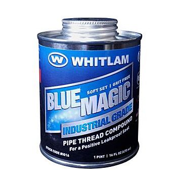 J.C. Whitlam BLUE MAGIC Industrial Grade Thread Sealant 1/2 Pint