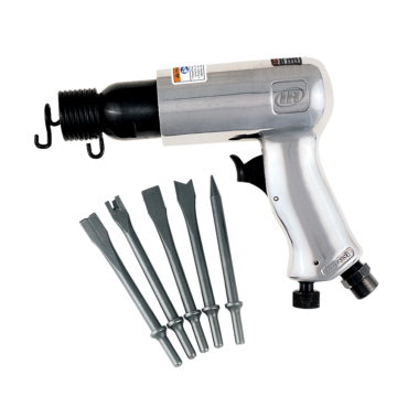 Ingersoll Rand Air Hammer 5-Piece Chisel Set, 3500 BPM, 2-5/8" Stroke