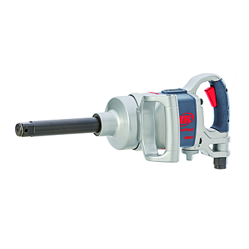 Ingersoll Rand 1" Air Impact Wrench, 2100 ft-lbs Max Torque D-handle, 6" Ext Anvil